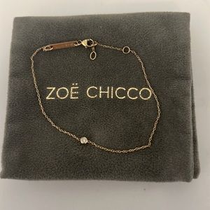 Zoe CHICCO 14K SINGLE FLOATING DIAMOND BRACELET